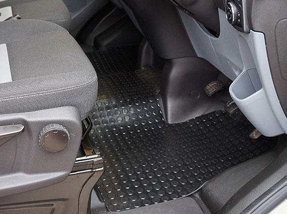 Fully Tailored Carpet Car Floor Mats 2010 to 2014 Ford Transit Mk7 Van