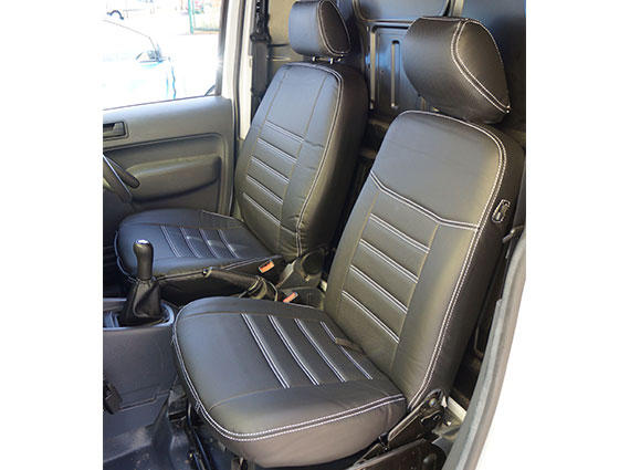 Ford Transit Connect 2002 2018 Tailored Faux Leather Seat Covers Premier Products - Transit Connect Fitted Seat Covers